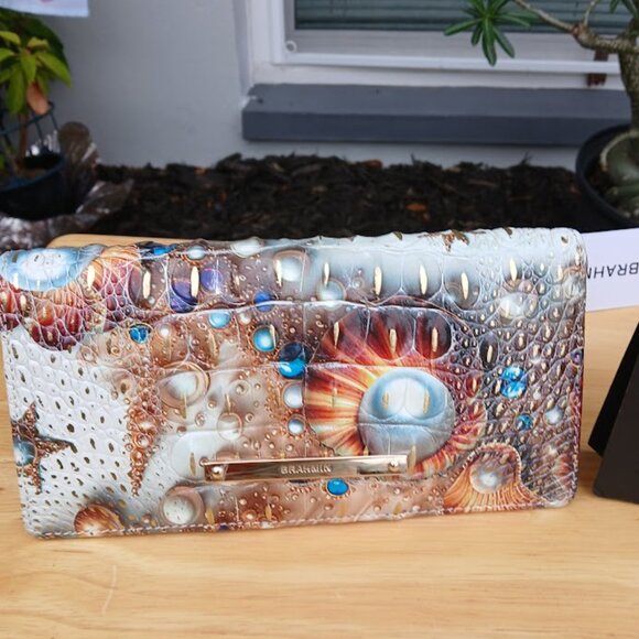 Brahmin Large Duxbury & Ady Wallet NWT Sea Jewel - Picture 6 of 7